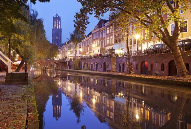 Glasschilderij Utrecht m'n stadsie